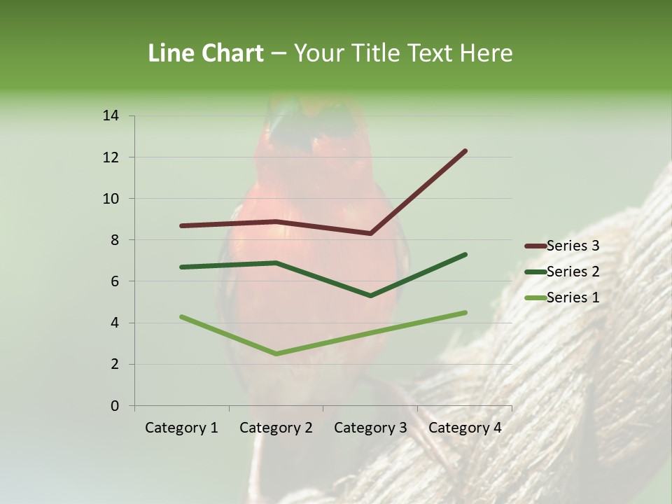 The Male Red Cardinal Or Madagascar Fody (Foudia Madagascariensis), Pictured In The Seychelles Where It Is Common. PowerPoint Template