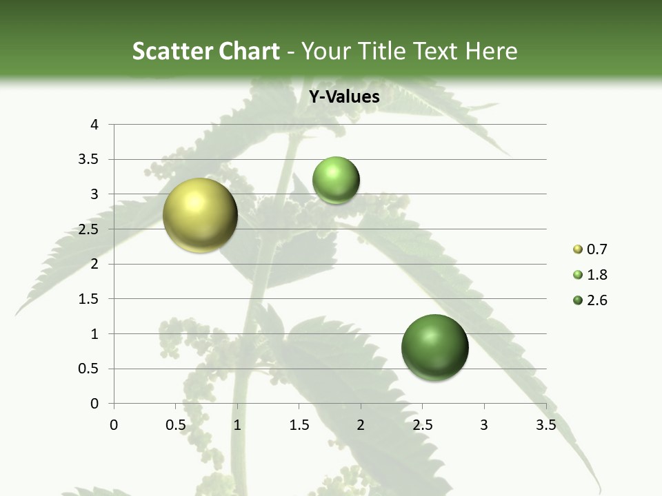 Fresh And Green Nettle Isolated On White Background - Series Herb PowerPoint Template