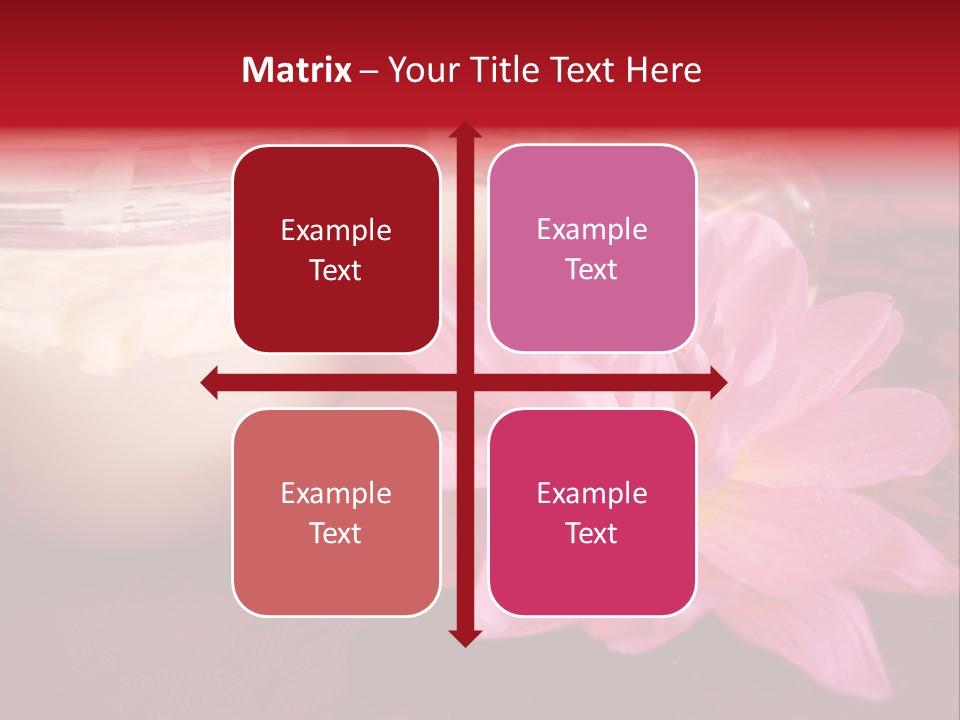 Cosmetic Moisturizing Cream With Flowers PowerPoint Template