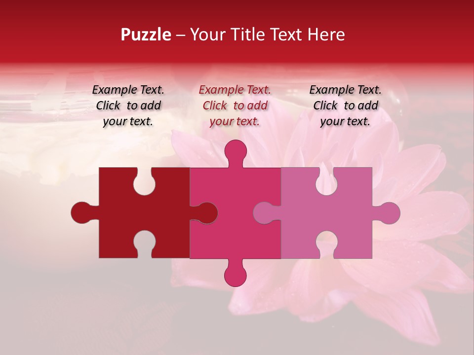 Cosmetic Moisturizing Cream With Flowers PowerPoint Template