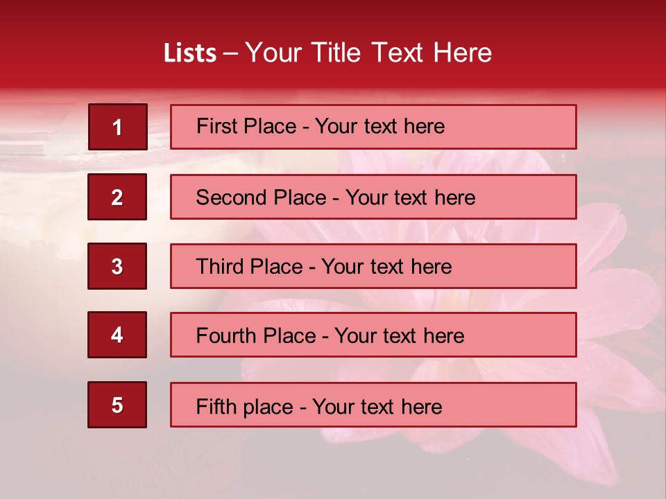 Cosmetic Moisturizing Cream With Flowers PowerPoint Template