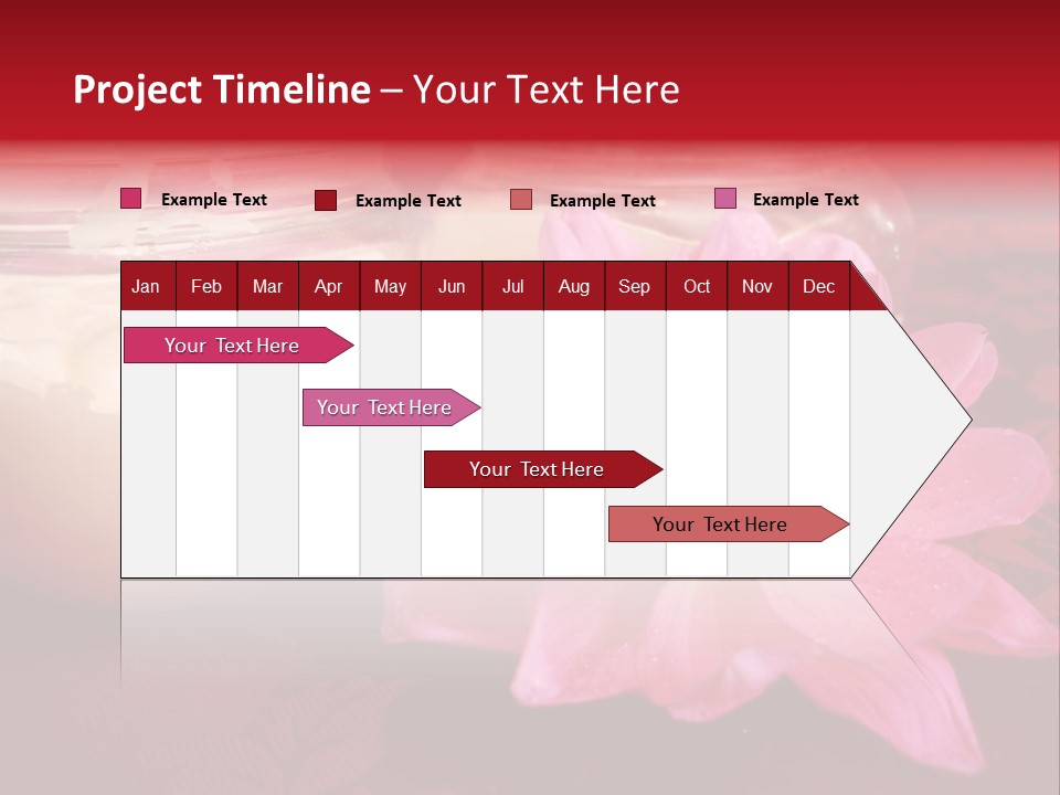 Cosmetic Moisturizing Cream With Flowers PowerPoint Template