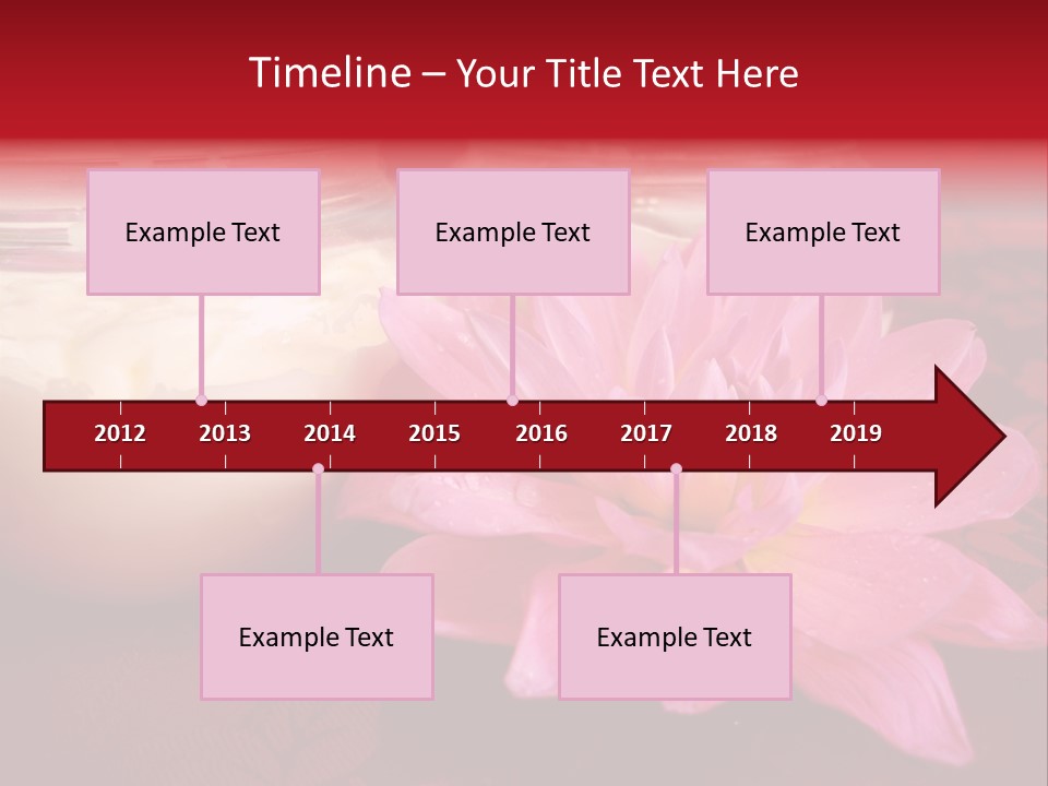 Cosmetic Moisturizing Cream With Flowers PowerPoint Template