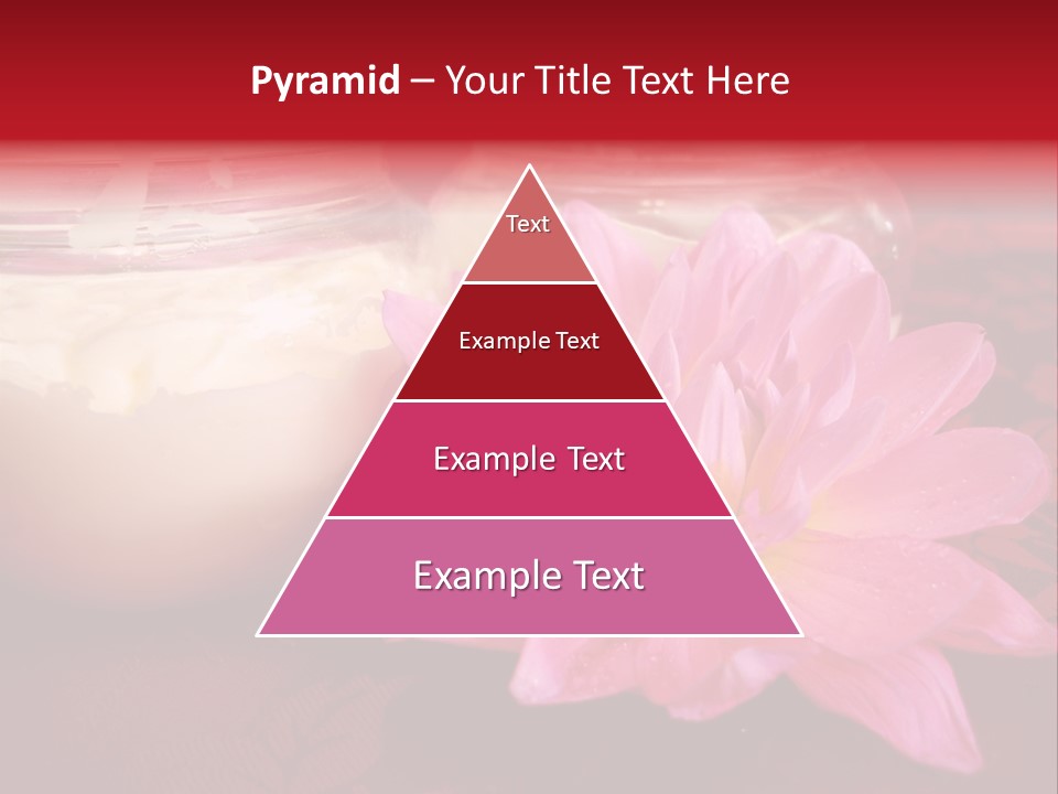Cosmetic Moisturizing Cream With Flowers PowerPoint Template