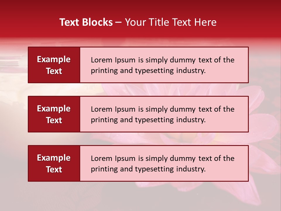 Cosmetic Moisturizing Cream With Flowers PowerPoint Template