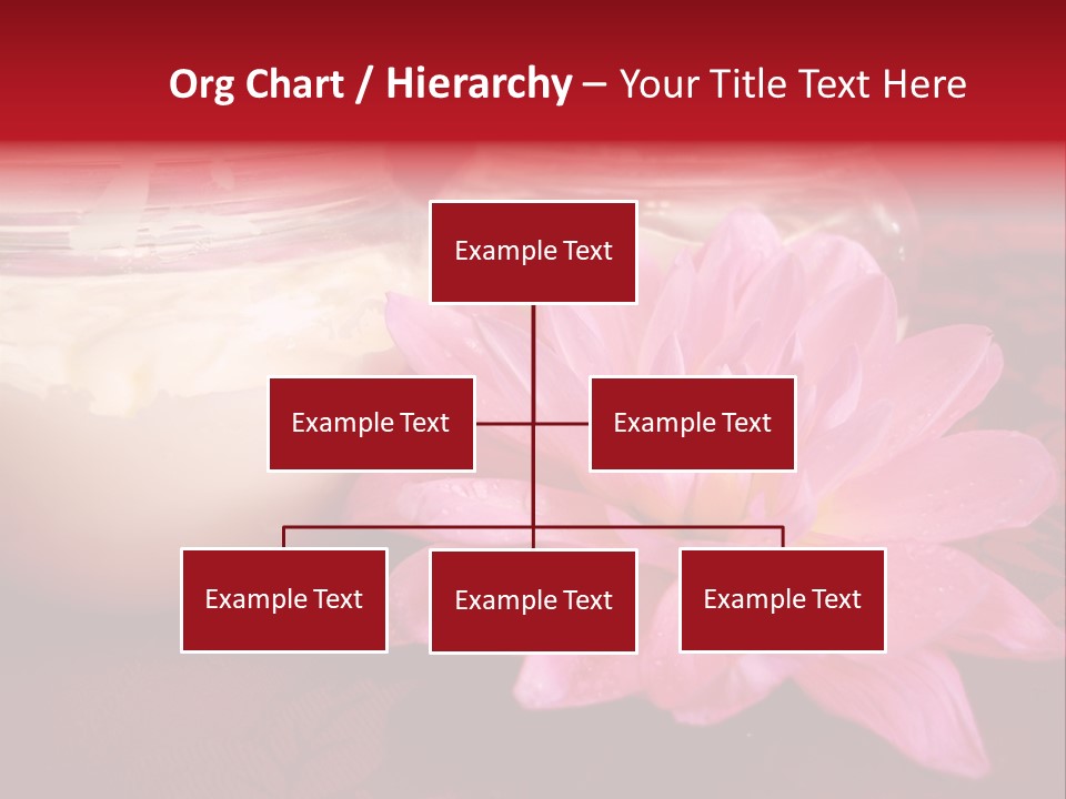 Cosmetic Moisturizing Cream With Flowers PowerPoint Template