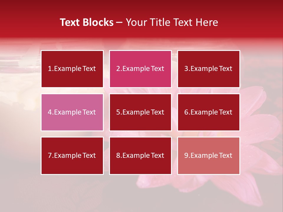 Cosmetic Moisturizing Cream With Flowers PowerPoint Template