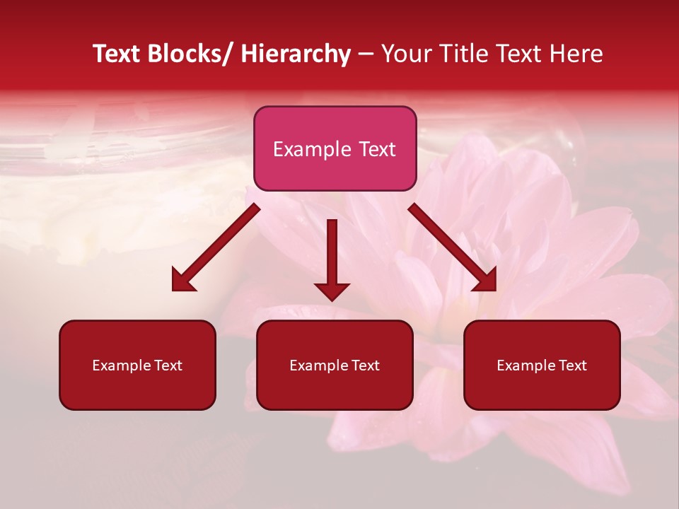 Cosmetic Moisturizing Cream With Flowers PowerPoint Template
