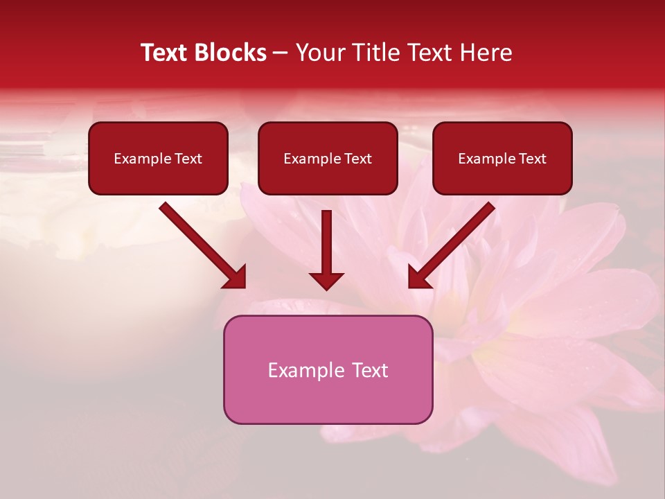 Cosmetic Moisturizing Cream With Flowers PowerPoint Template
