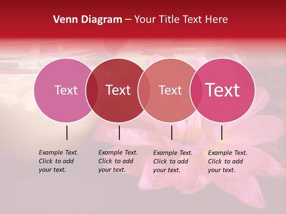 Cosmetic Moisturizing Cream With Flowers PowerPoint Template