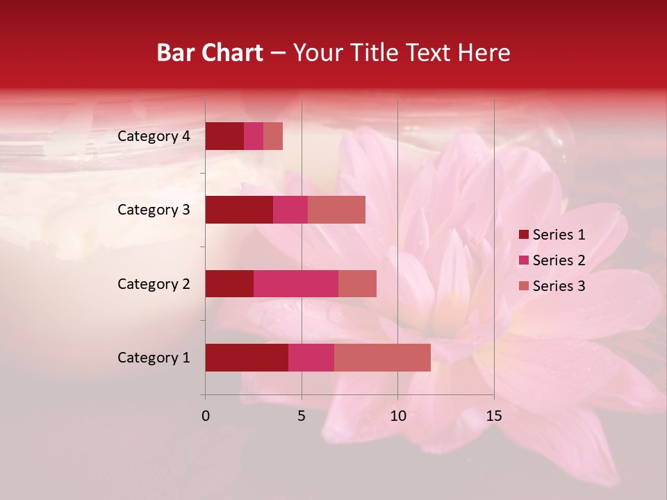 Cosmetic Moisturizing Cream With Flowers PowerPoint Template