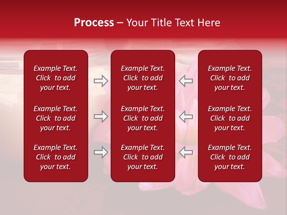 Cosmetic Moisturizing Cream With Flowers PowerPoint Template