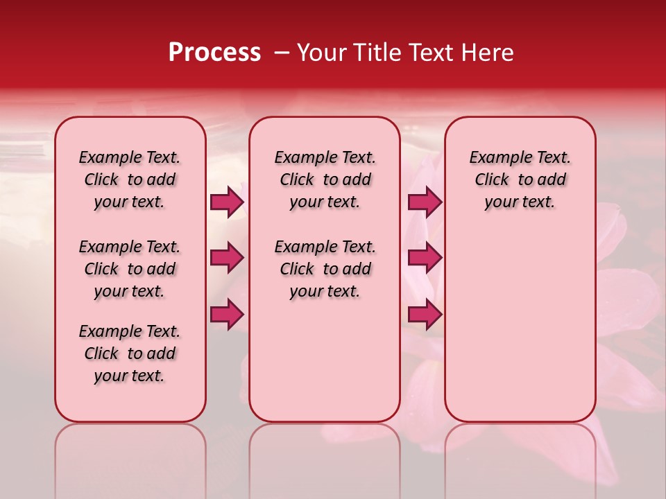 Cosmetic Moisturizing Cream With Flowers PowerPoint Template