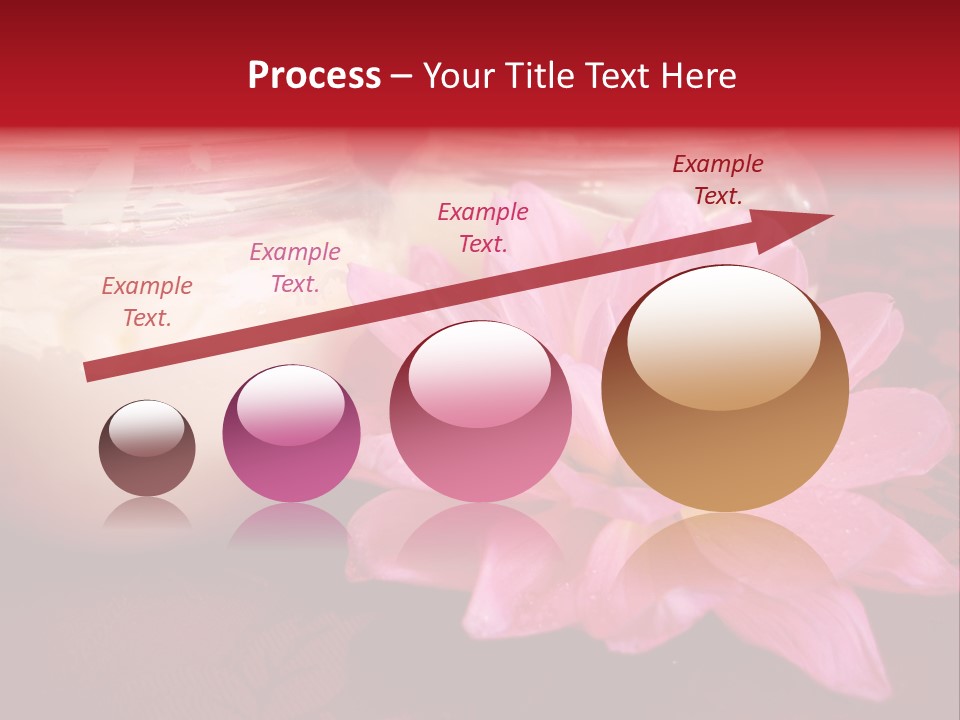 Cosmetic Moisturizing Cream With Flowers PowerPoint Template