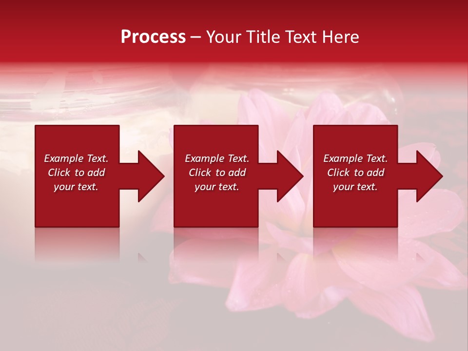 Cosmetic Moisturizing Cream With Flowers PowerPoint Template