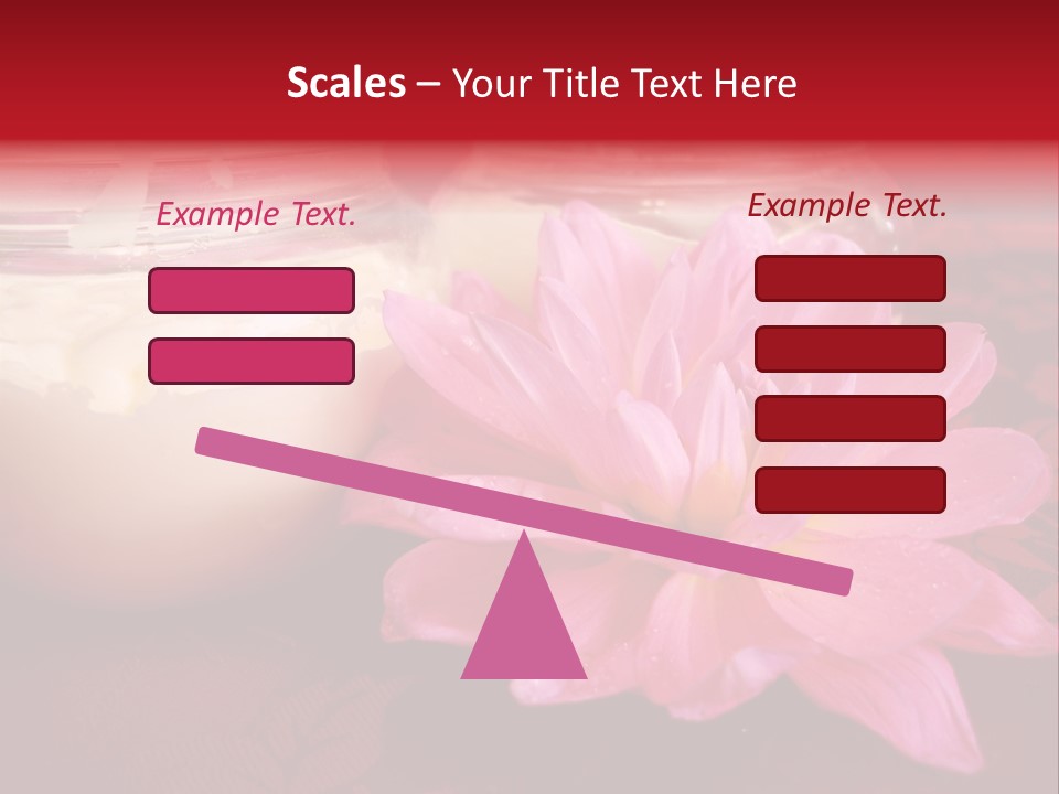 Cosmetic Moisturizing Cream With Flowers PowerPoint Template