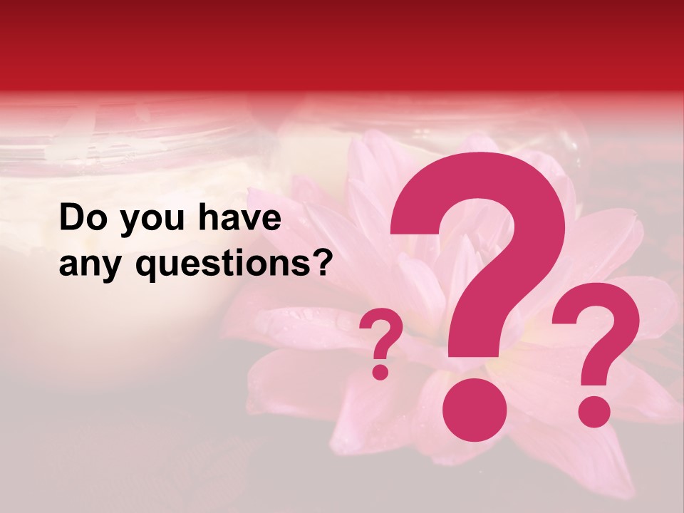 Cosmetic Moisturizing Cream With Flowers PowerPoint Template