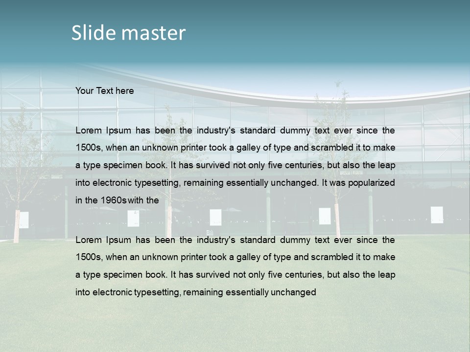 Modern Industrial Building PowerPoint Template