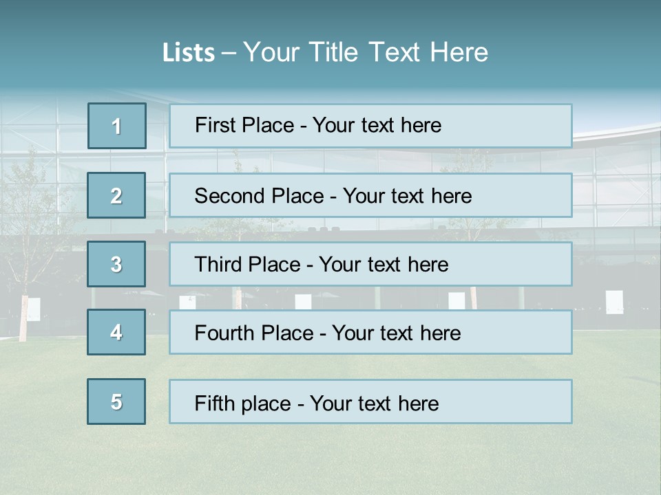 Modern Industrial Building PowerPoint Template