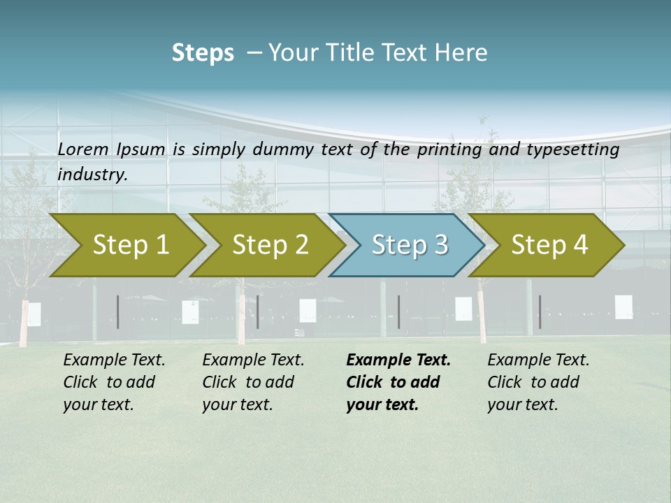 Modern Industrial Building PowerPoint Template