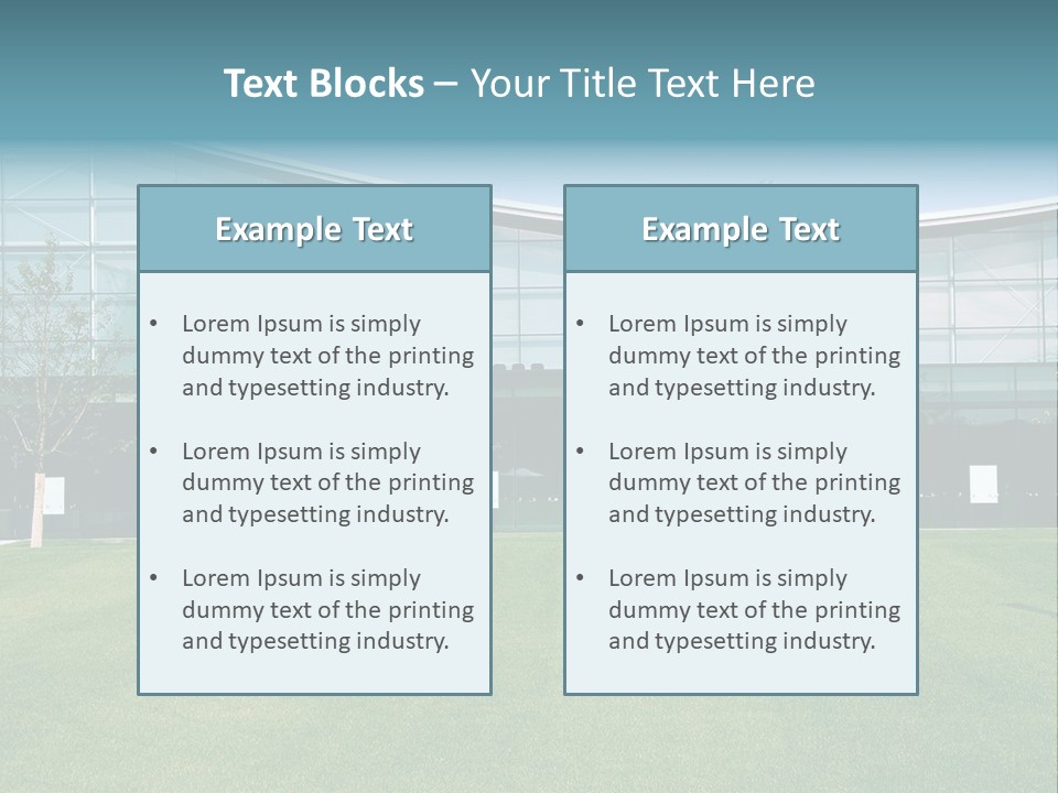 Modern Industrial Building PowerPoint Template