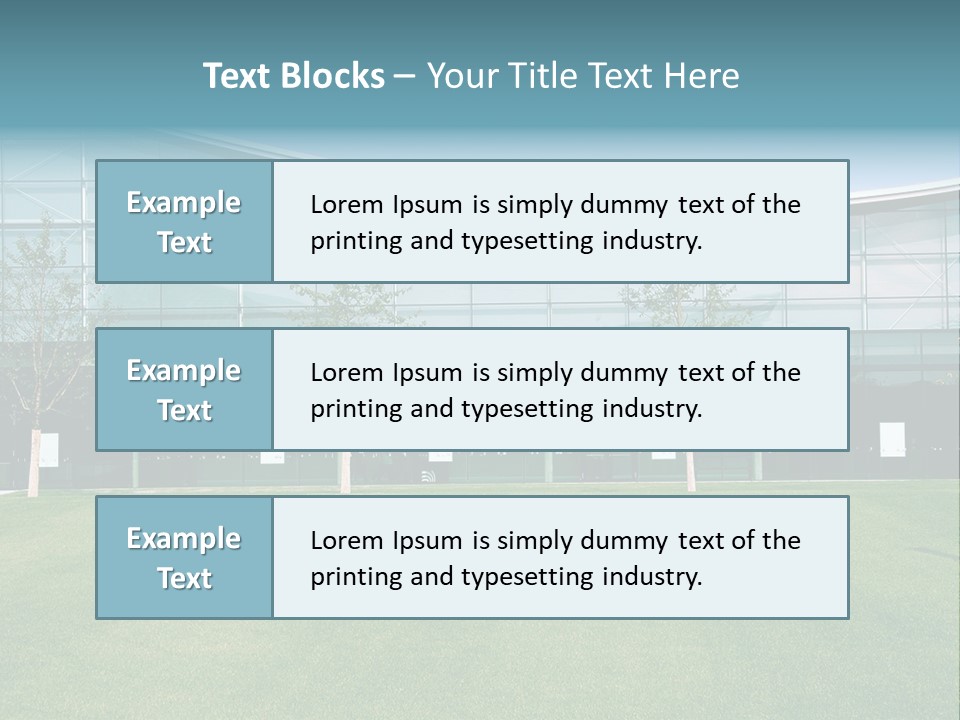 Modern Industrial Building PowerPoint Template