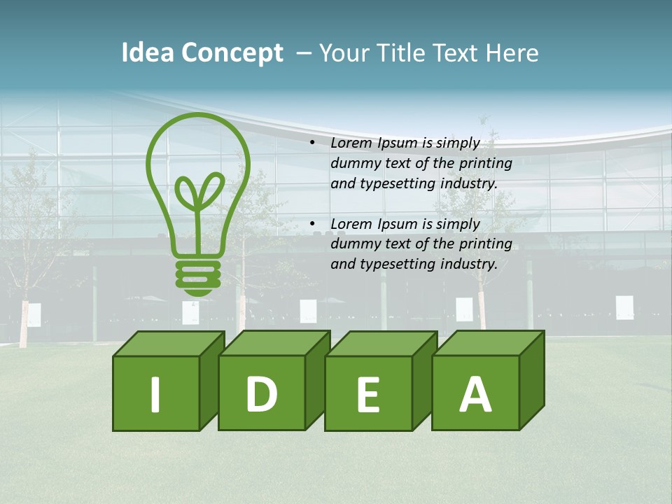 Modern Industrial Building PowerPoint Template