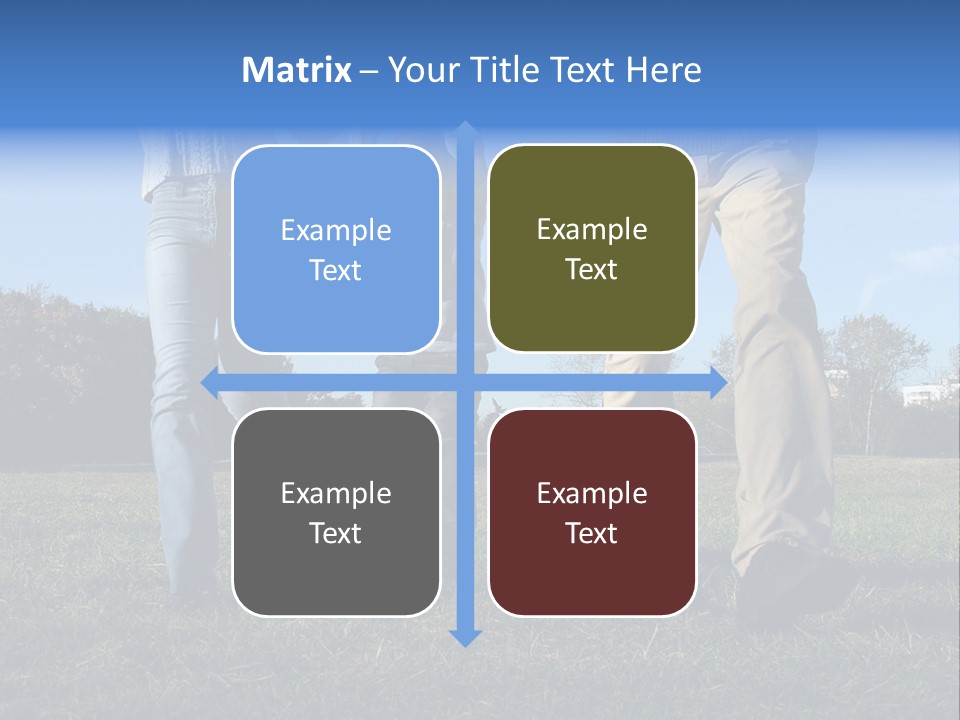 Boy And Parent's Hands PowerPoint Template