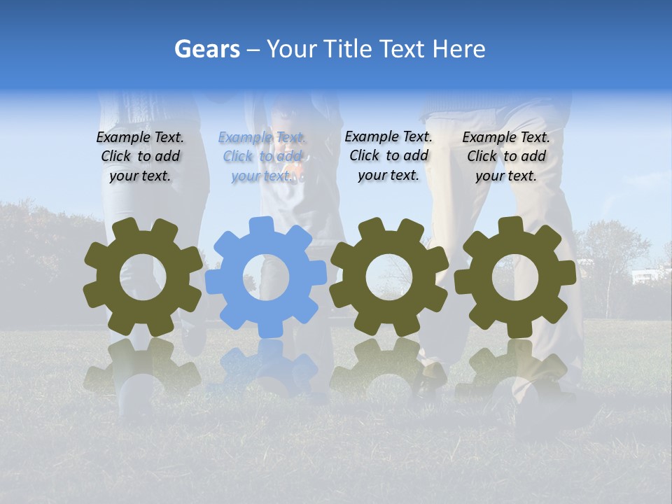 Boy And Parent's Hands PowerPoint Template