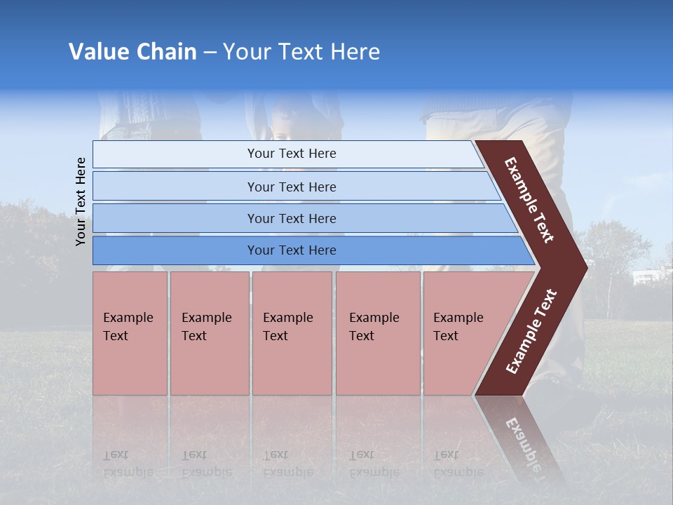 Boy And Parent's Hands PowerPoint Template