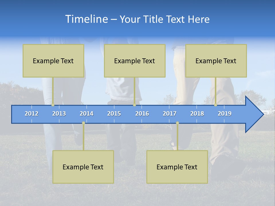 Boy And Parent's Hands PowerPoint Template