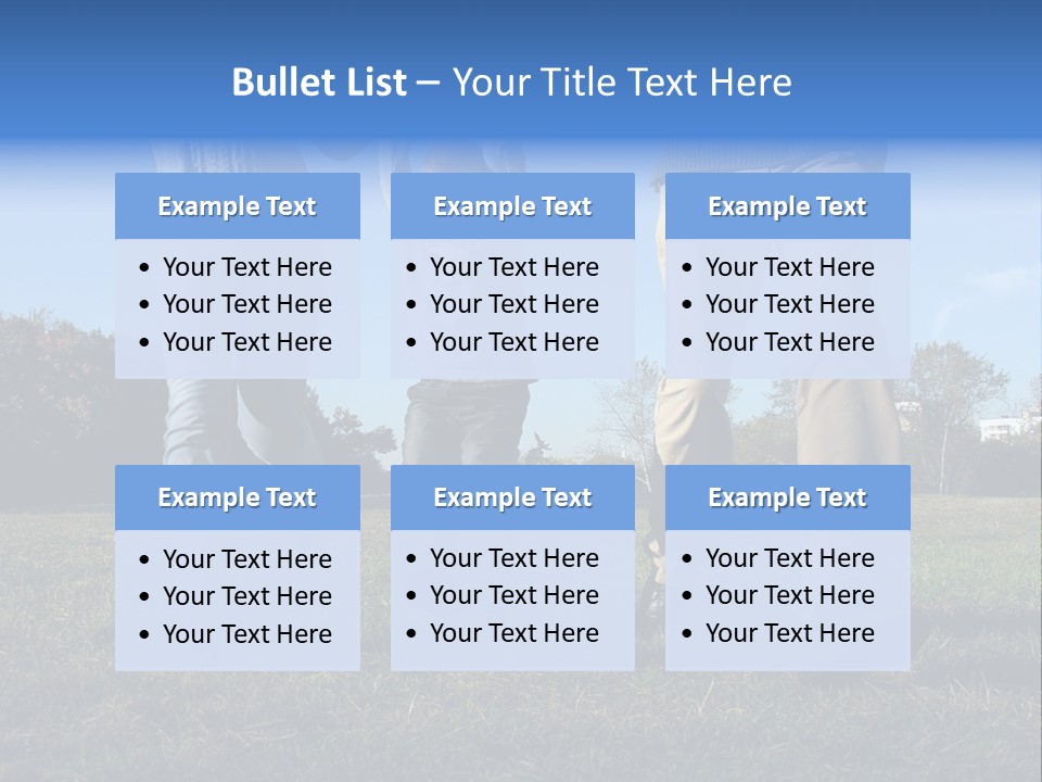 Boy And Parent's Hands PowerPoint Template