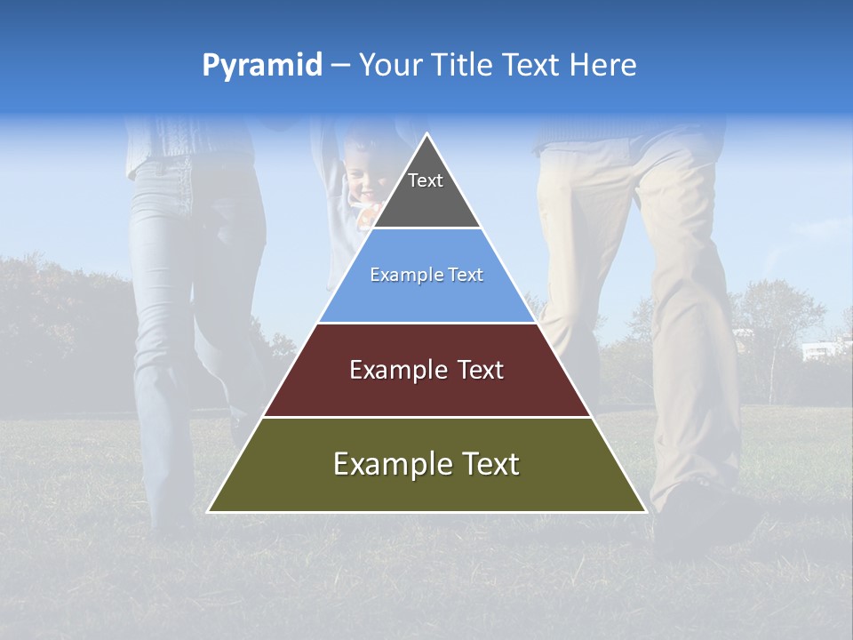 Boy And Parent's Hands PowerPoint Template