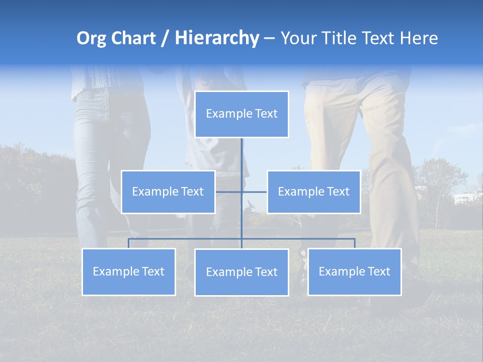 Boy And Parent's Hands PowerPoint Template