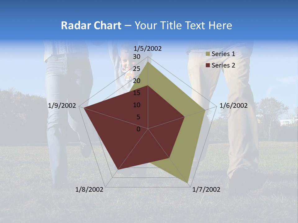 Boy And Parent's Hands PowerPoint Template