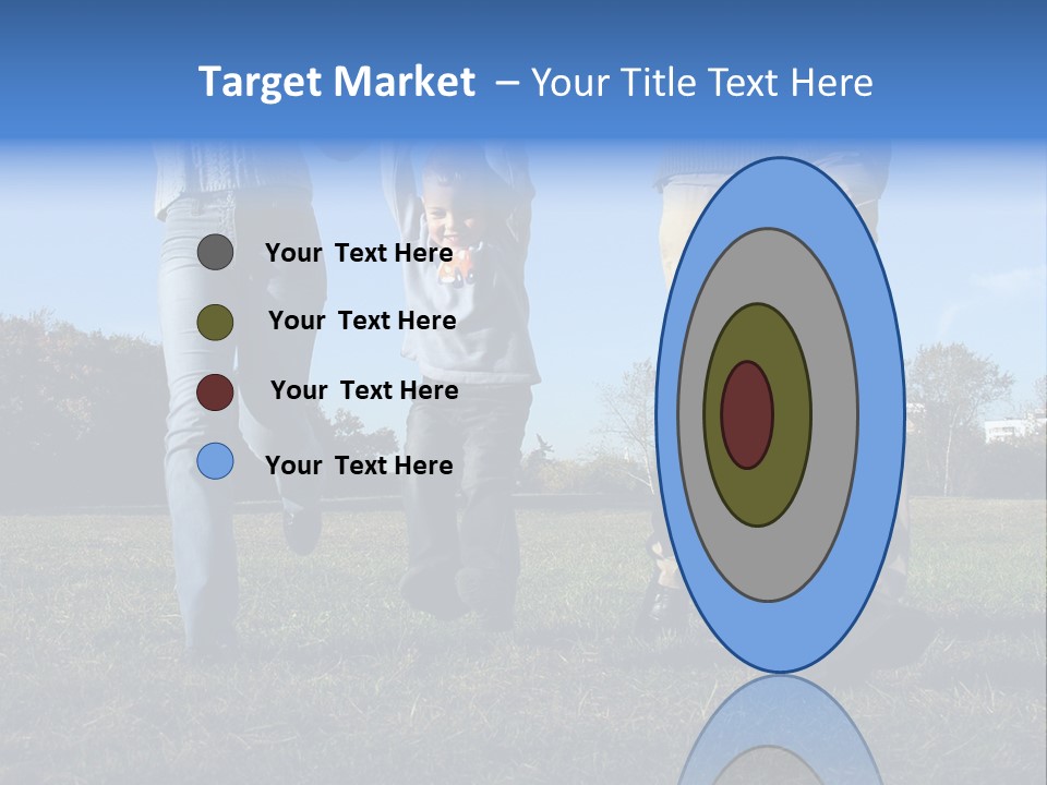 Boy And Parent's Hands PowerPoint Template