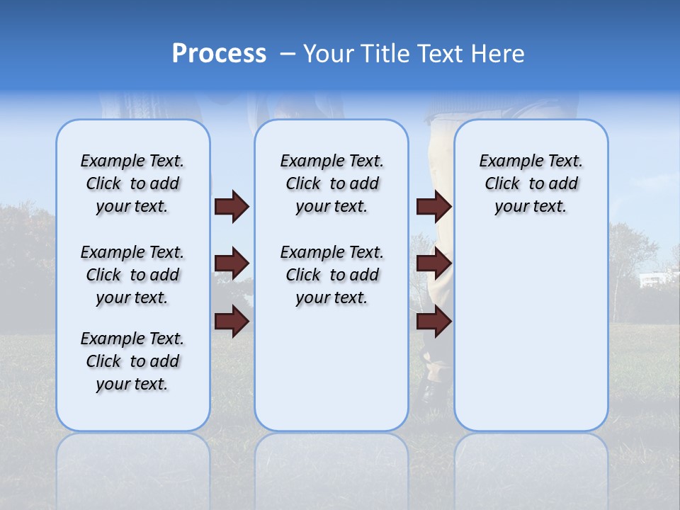 Boy And Parent's Hands PowerPoint Template