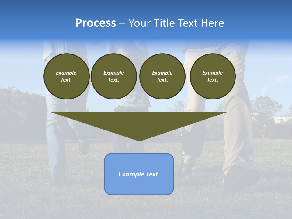 Boy And Parent's Hands PowerPoint Template