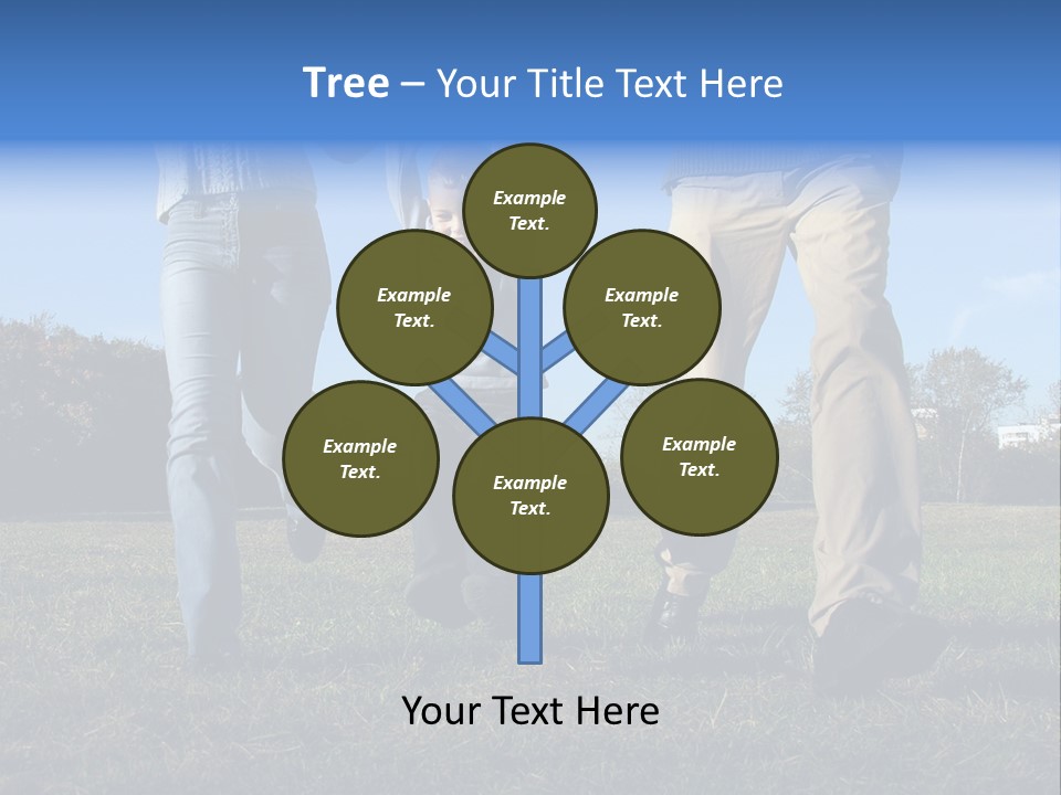 Boy And Parent's Hands PowerPoint Template