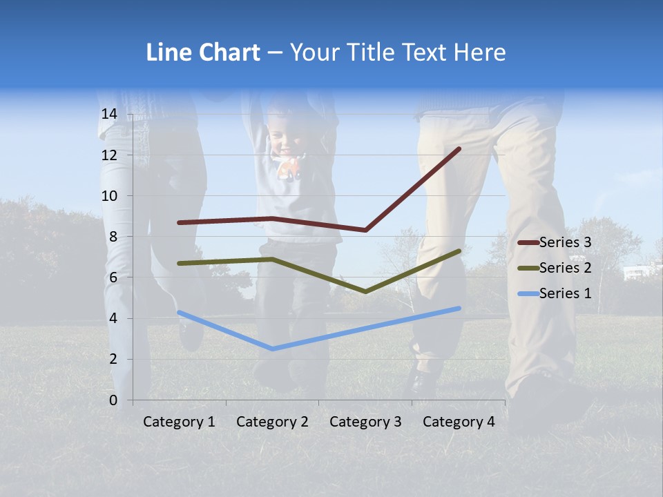 Boy And Parent's Hands PowerPoint Template