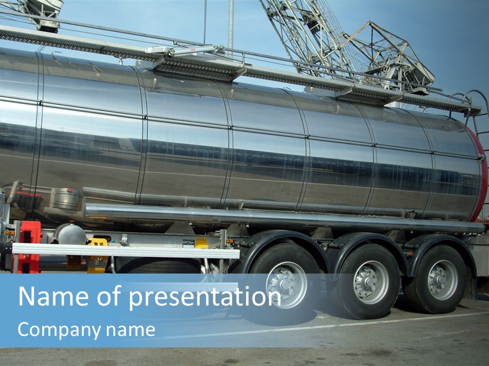 Auto Tank PowerPoint Template