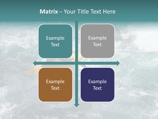 A Kayaker PowerPoint Template