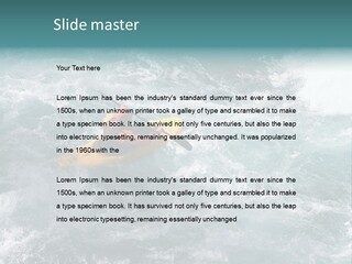 A Kayaker PowerPoint Template