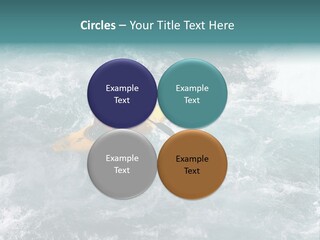 A Kayaker PowerPoint Template