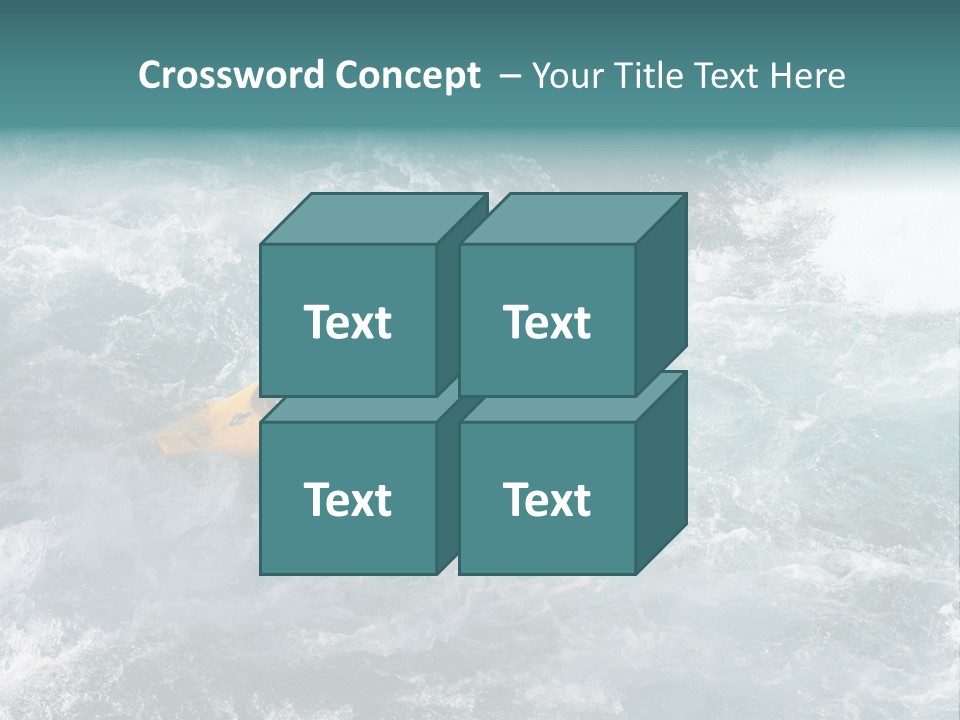 A Kayaker PowerPoint Template
