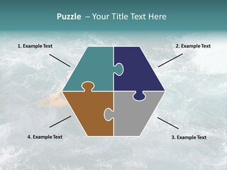 A Kayaker PowerPoint Template