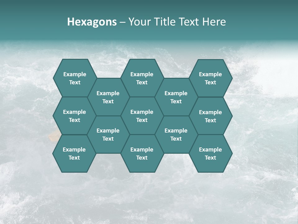 A Kayaker PowerPoint Template