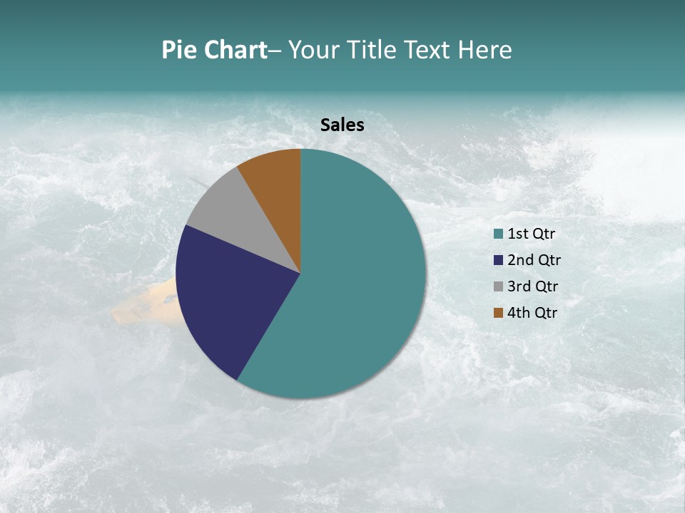 A Kayaker PowerPoint Template