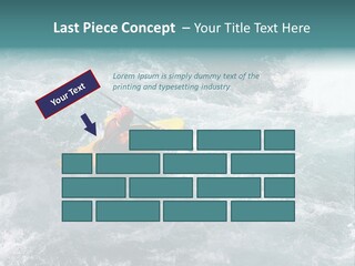 A Kayaker PowerPoint Template