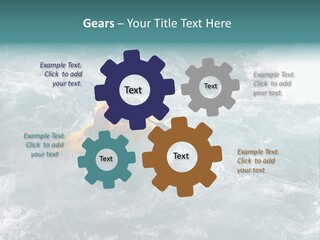 A Kayaker PowerPoint Template
